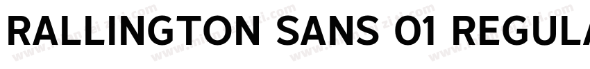 Rallington Sans 01 Regular字体转换